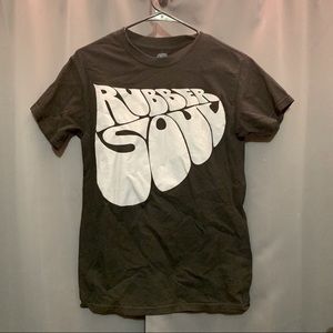 Men’s Small Beatles Rubber Soul Logo Shirt Black